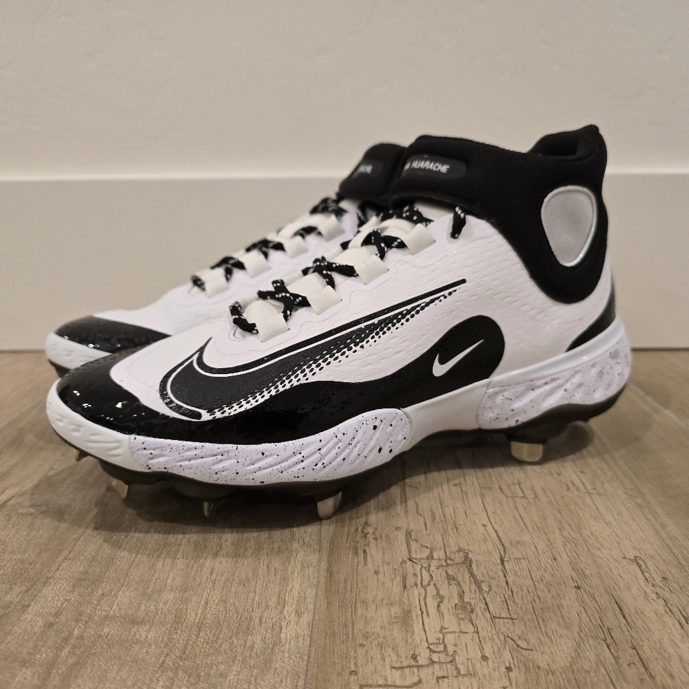 NIKE ALPHA HURACHE 4 ELITE MID BASEBALL CLEATS MENS